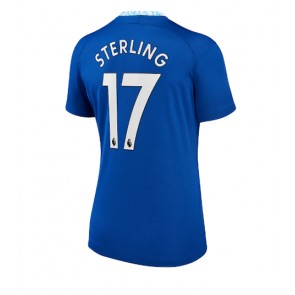 Chelsea Raheem Sterling #17 kläder Kvinnor 2022-23 Hemmatröja Kortärmad